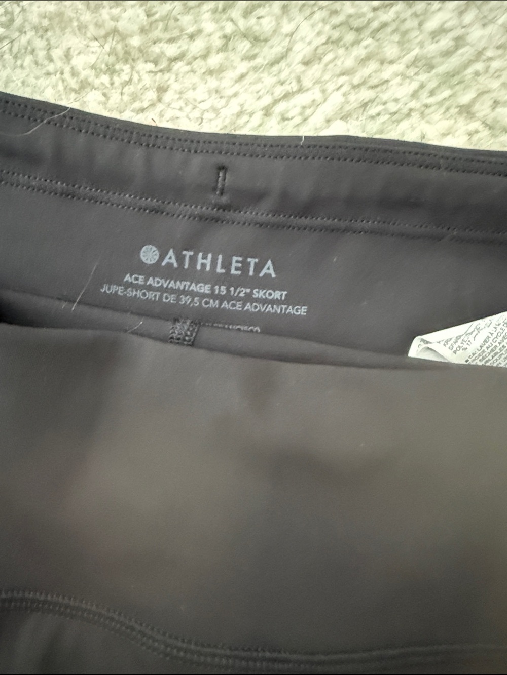 Athleta Black Ace Advantage Skort